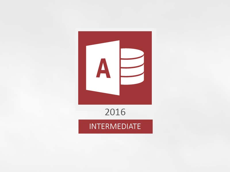 Access 2016 short course - Intermediate-(SC)