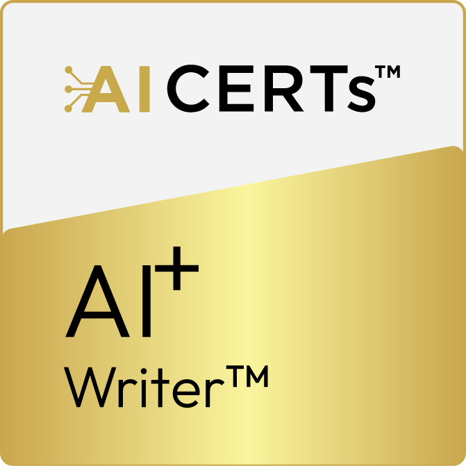 AI+ Writer Certification